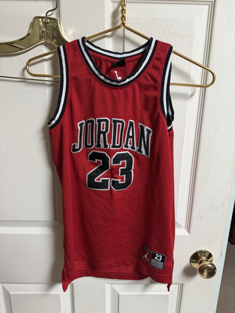 Jordan Michael Jordan #23 Chicago Bulls Youth Boys M NBA Basketball Jersey Red